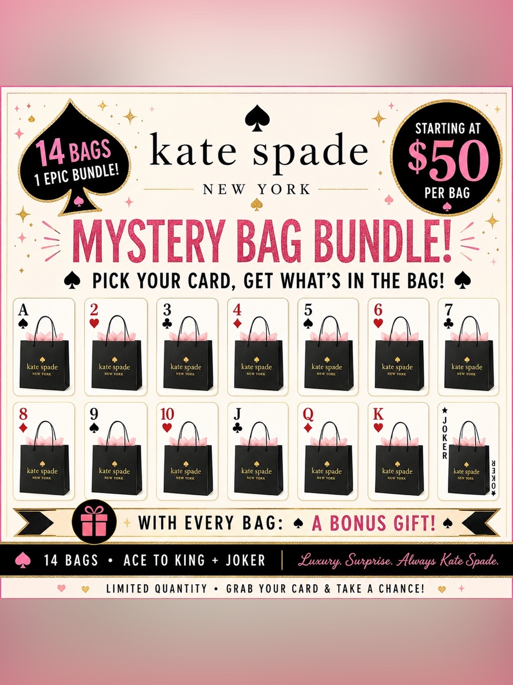 Kate Spade Bag -mystery, fun, happiness! You matter! Your story matters!!